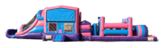 50' Pink Obstacle Course Modular 13'x50' 50' Pink Obstacle Course Modular 13'x50'
