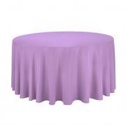 Linen: Lavender Round Tablecloth 108 Linen: Lavender Round Tablecloth 108