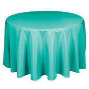 Linen: Tourquoise Round Tablecloth 60 Linen: Tourquoise Round Tablecloth 60
